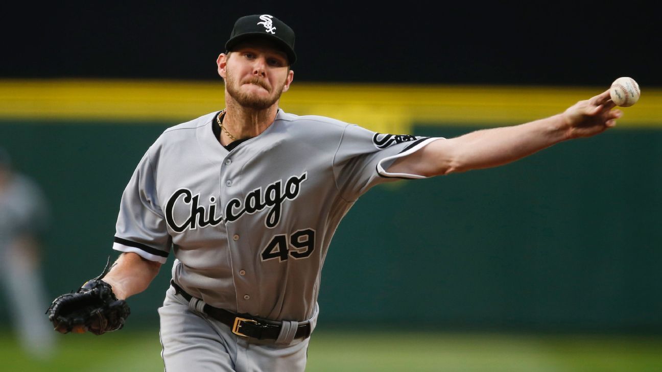 Chris Sale of Chicago White Sox choosing efficiency over strikeouts