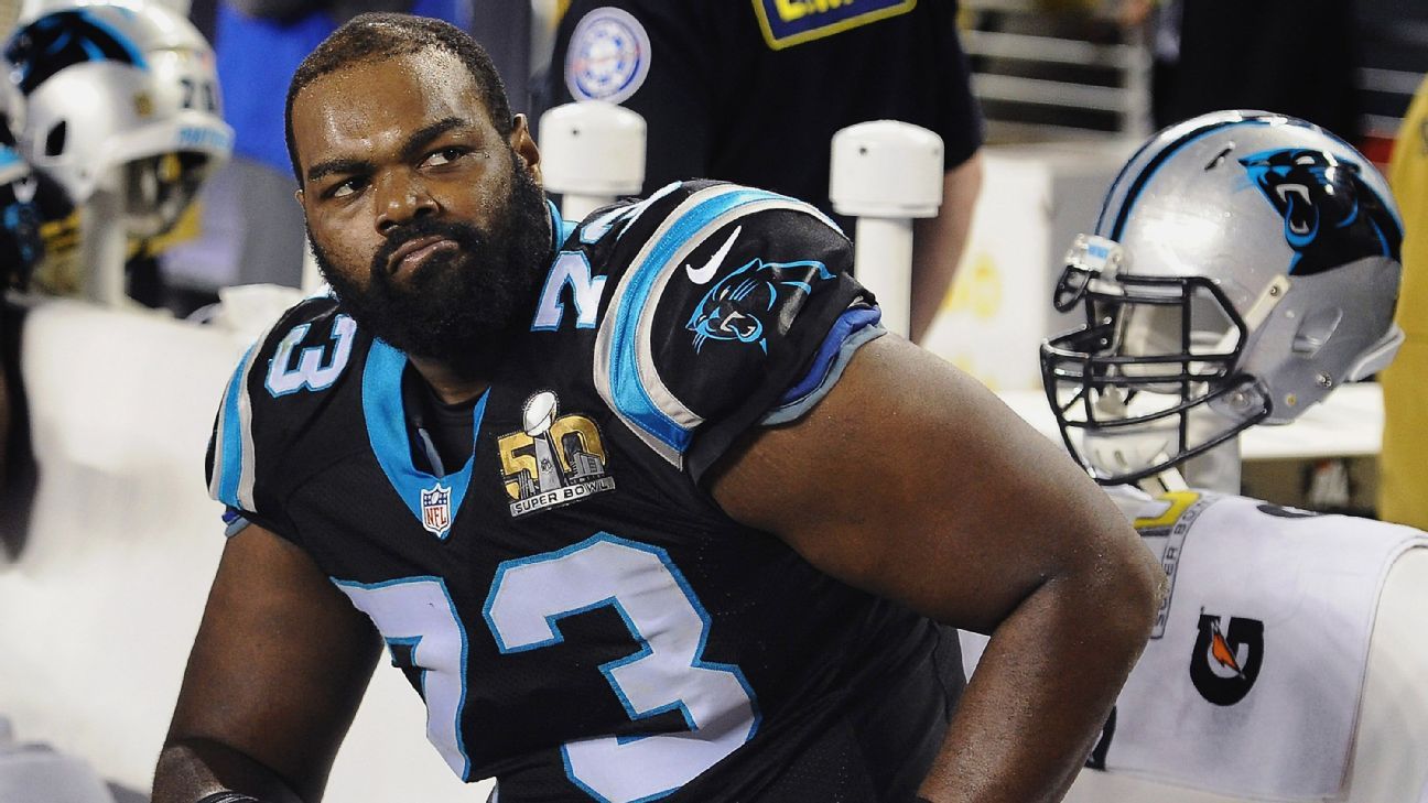 Panthers tackler Michael Oher gets last laugh on 'The Blind Side