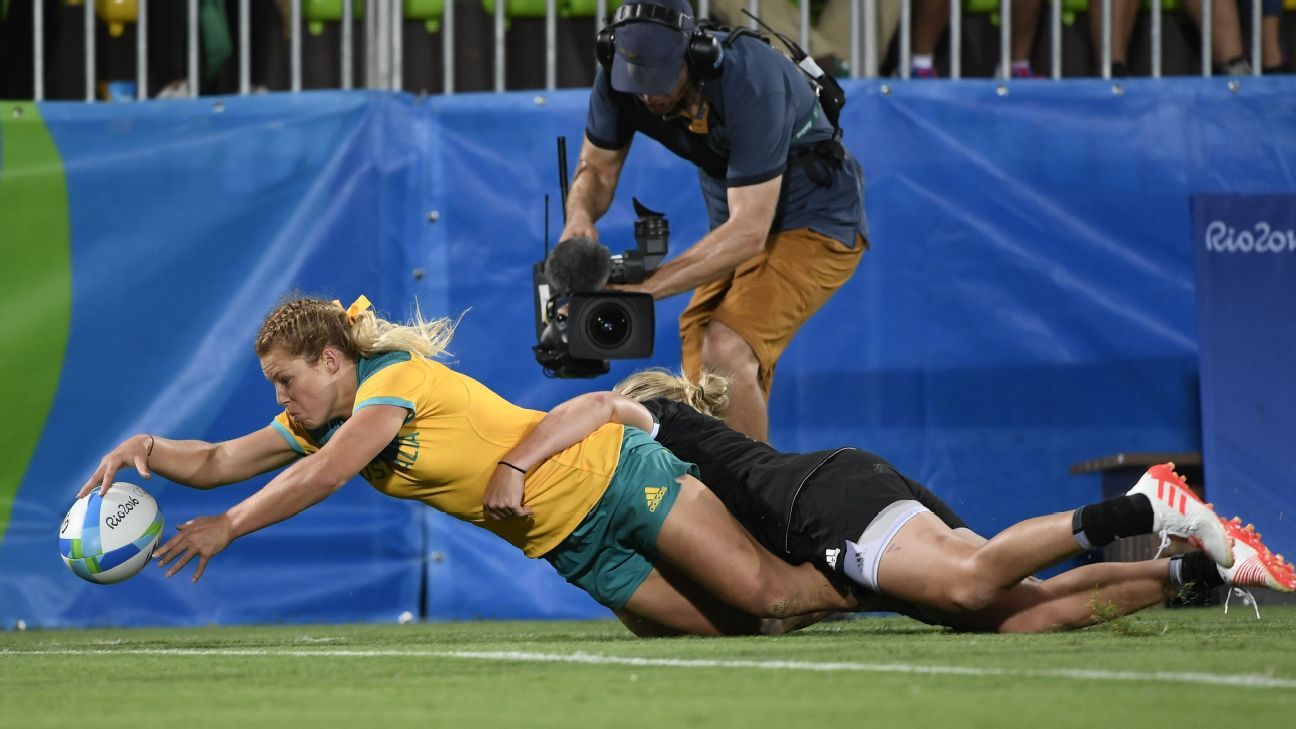 Aussie women beat New Zealand for rugby sevens gold - ESPN