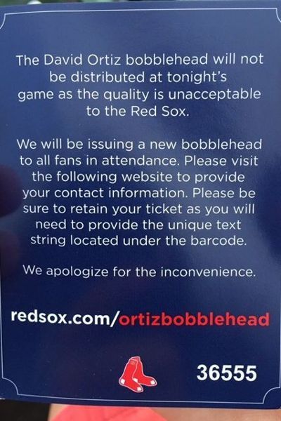 Red Sox doing surprise bobblehead giveaway with special Kiké
