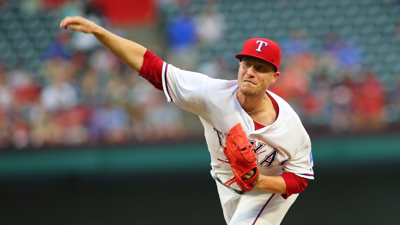 Texas Rangers starter Lucas Harrell makes early exit with groin strain ...