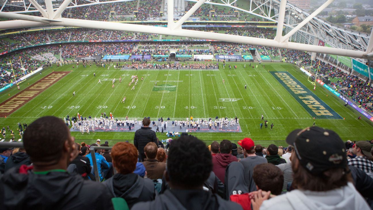 Pitt, Wisconsin to kick off 2027 season in Dublin