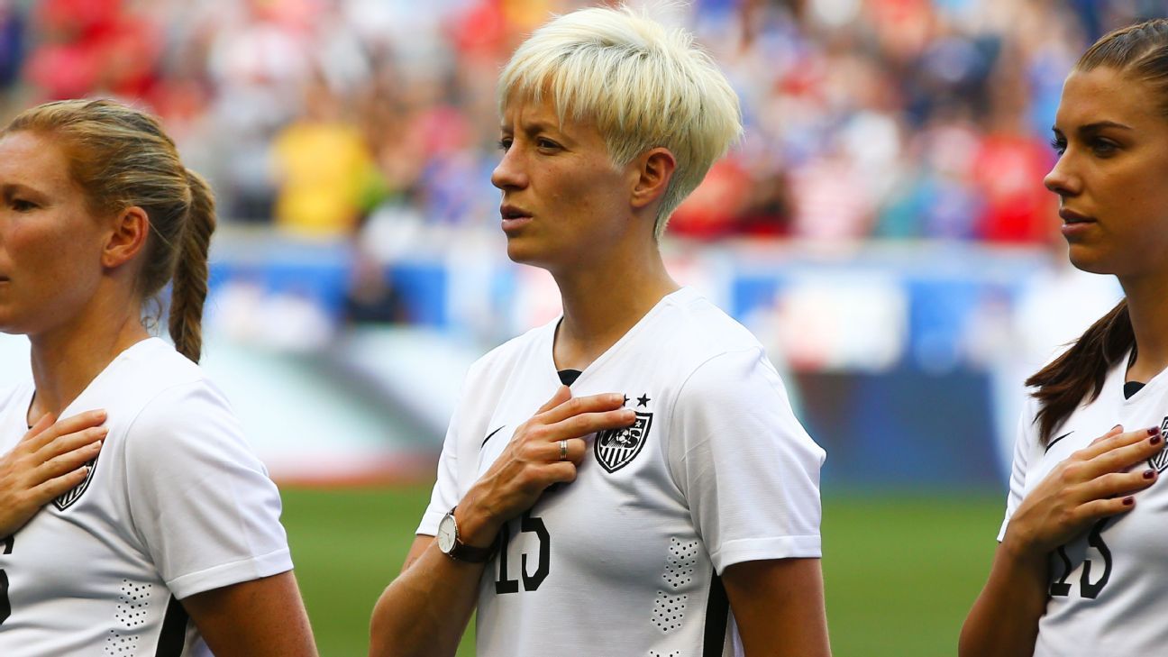 Playing For Country Poses New Questions For Megan Rapinoe Anthem Protests Espn 