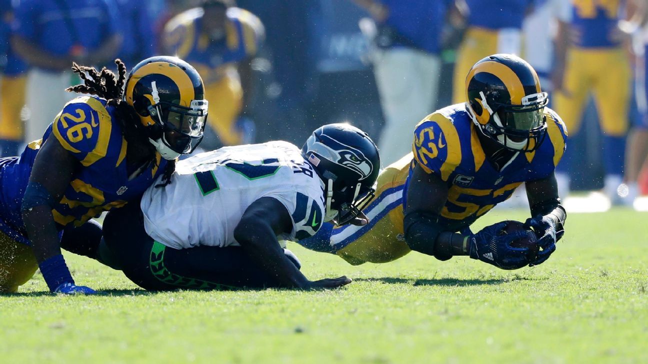 The Rams' Alec Ogletree has been the man in the middle of a lot of