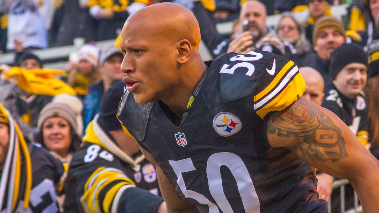 Ryan Shazier goes shirtless before frigid Bengals-Steelers game - ESPN -  Pittsburgh Steelers Blog- ESPN