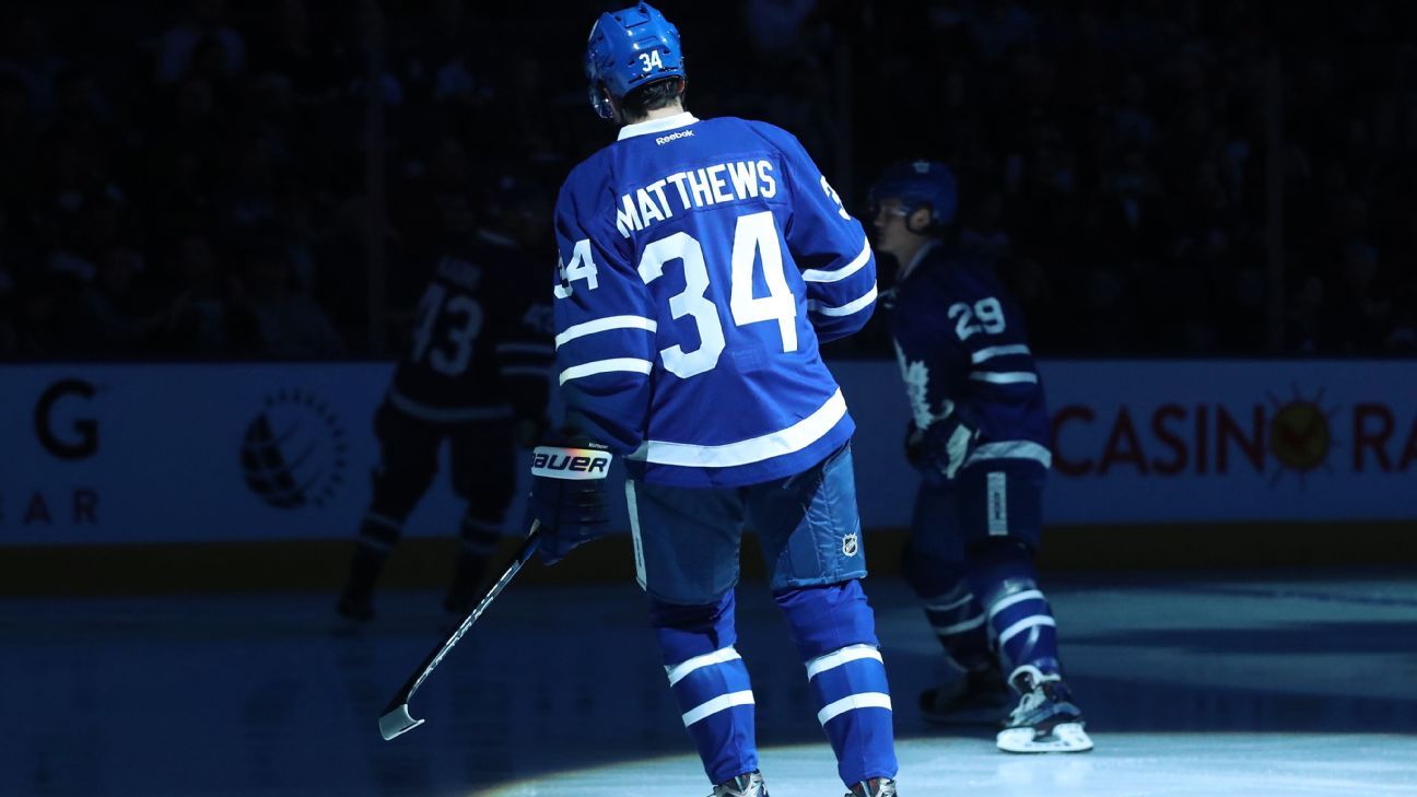 Auston Matthews' home debut kicks off Maple Leafs centennial celebration