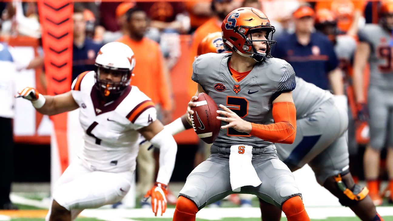 ACC helmet stickers: Eric Dungey leads Syracuse Orange to upset win ...