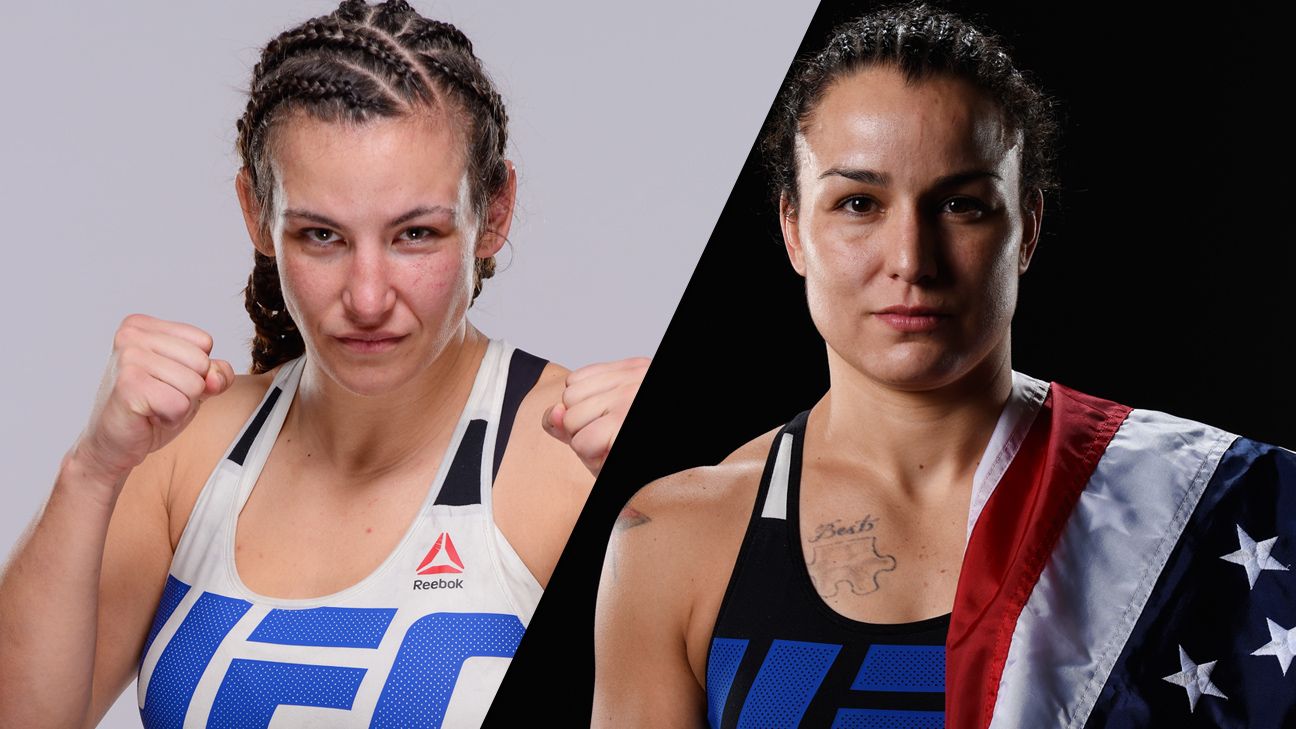 UFC 205 Cheat Sheet: Miesha Tate versus Raquel Pennington - ESPN, image size:1296x729