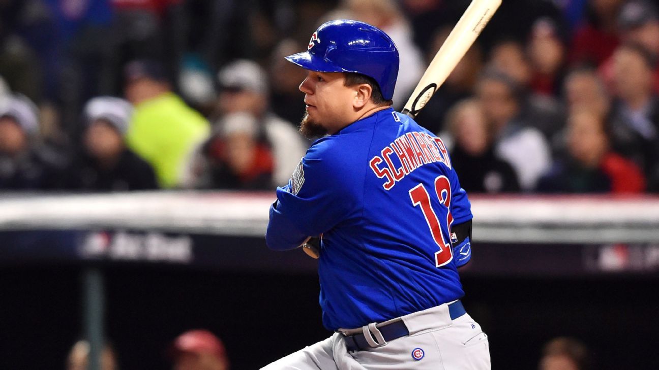 Kyle Schwarber happy he'll remain with Chicago Cubs - ESPN