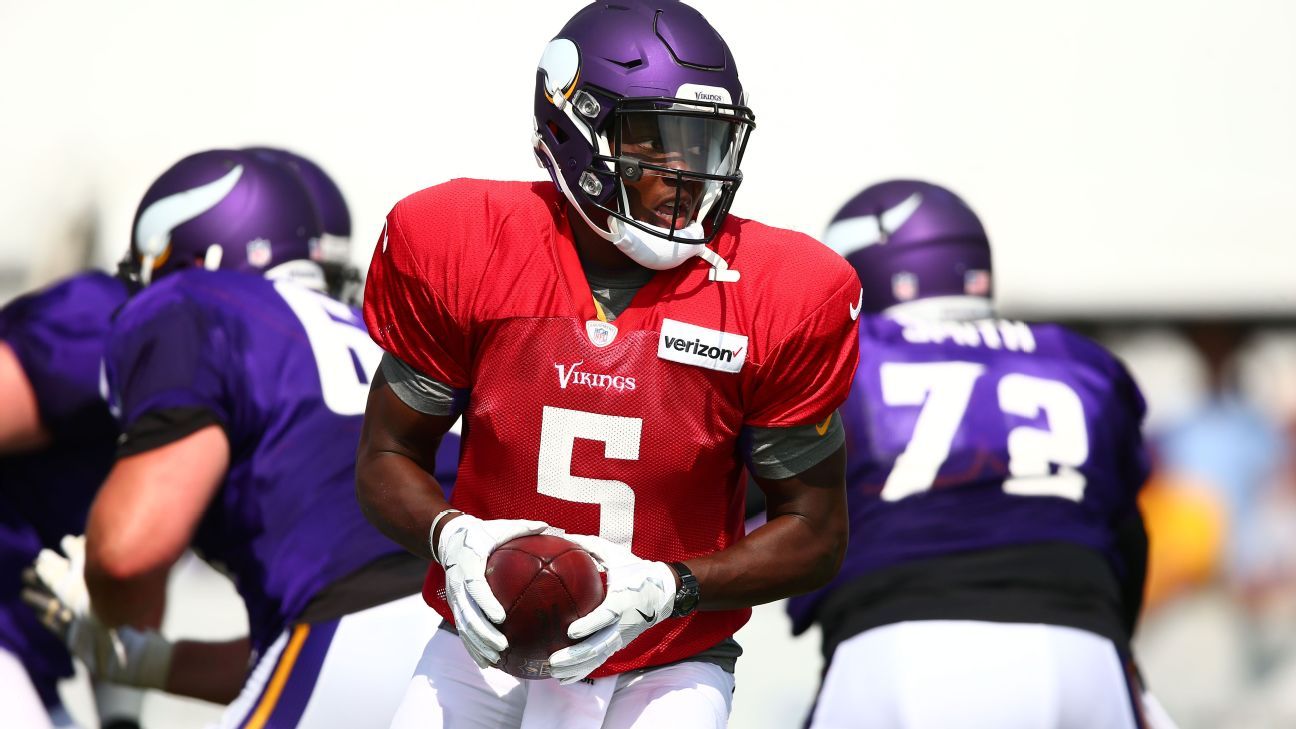 : Teddy Bridgewater Minnesota Vikings Blackout Player