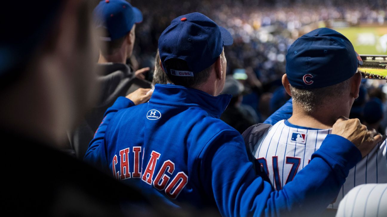 Chicago Cubs fans felt time stand still in the bleachers Sunday night ESPN