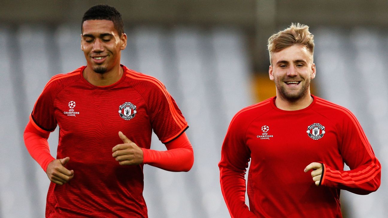 Gareth Southgate Insists Chris Smalling Luke Shaw Are Hurt Despite