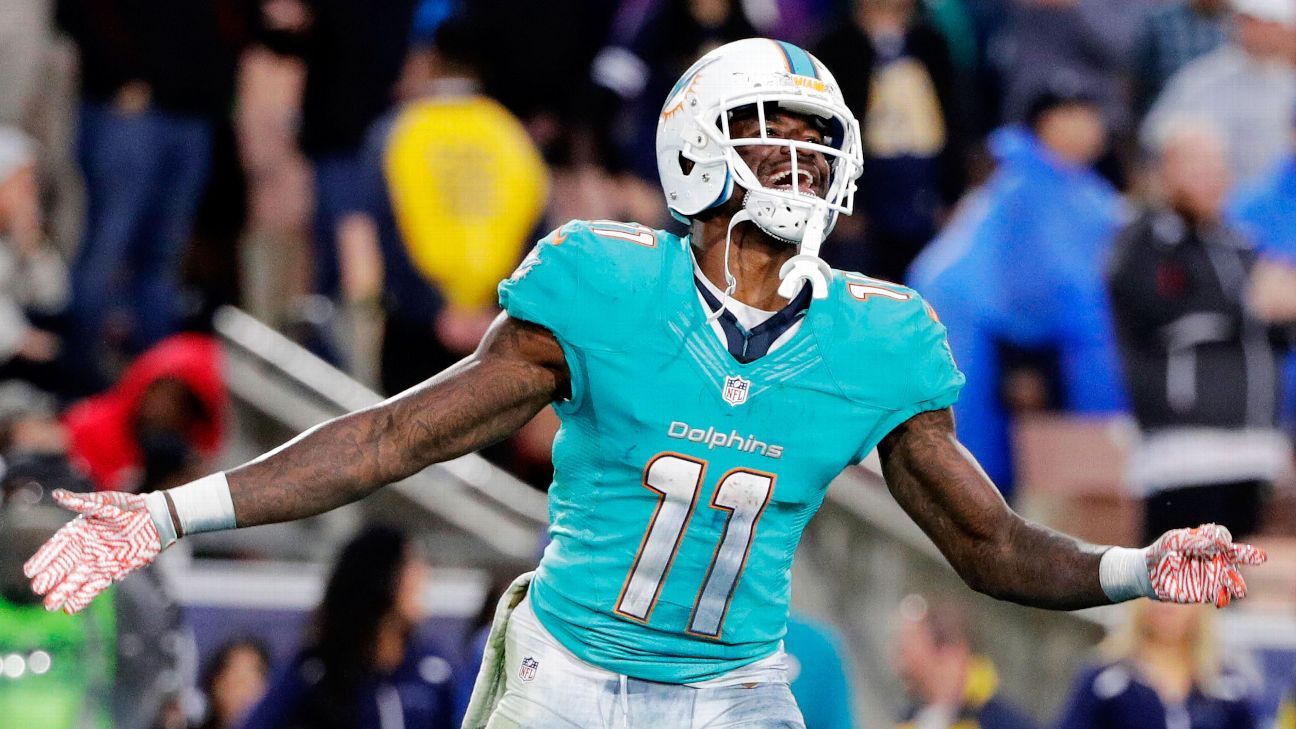 Miami Dolphins' DeVante Parker burns New York Jets' man coverage