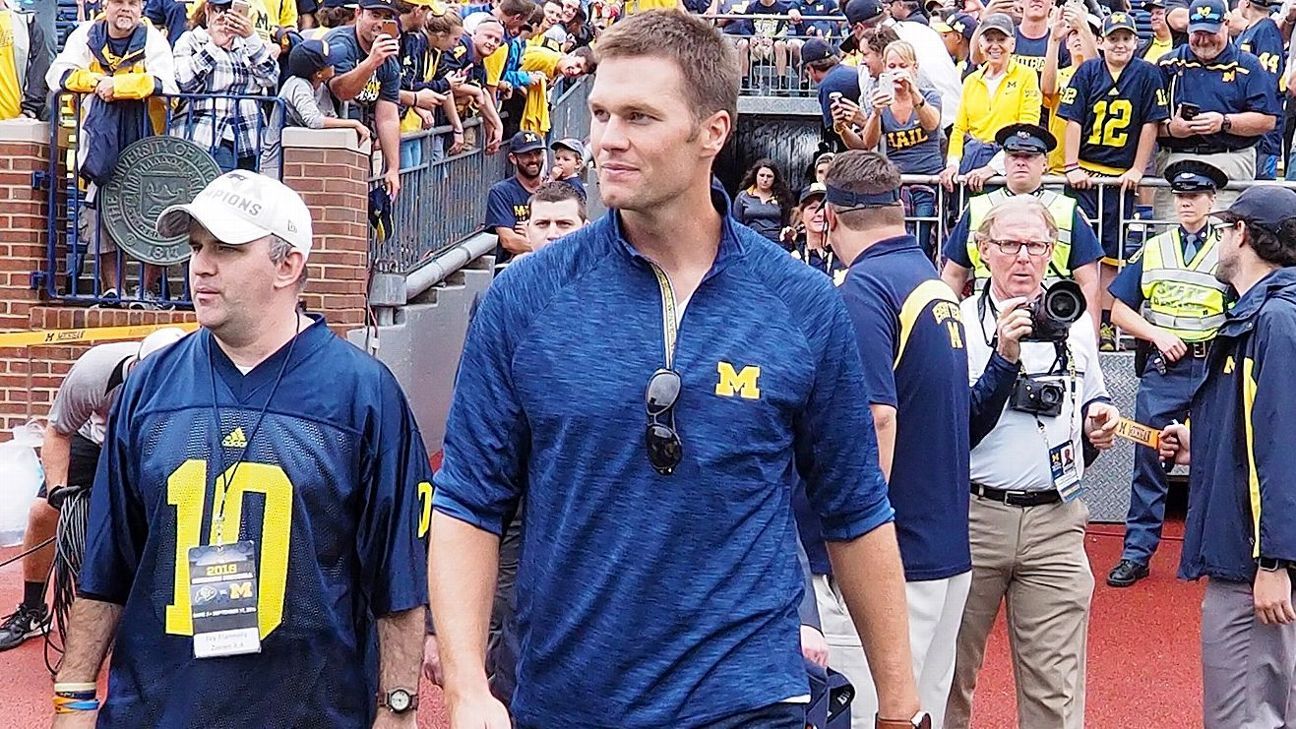 Tom Brady - Ready to go tonight! Let's go Blue!!! Michigan