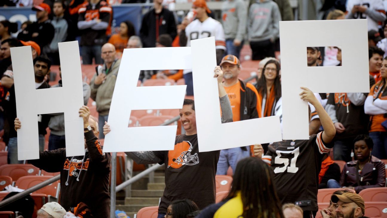 Browns take place as worst team in pro sports history