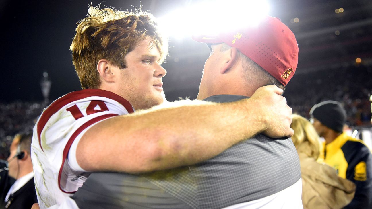 After saving USC's season, Sam Darnold delivers Rose Bowl win - ESPN -  Pac-12 Blog- ESPN