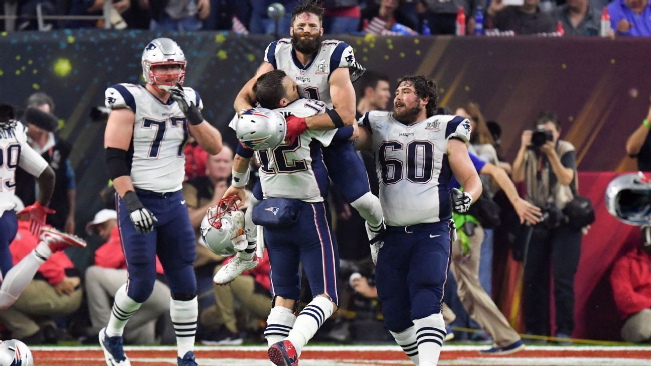 World champion New England Patriots consensus favorites to win Super Bowl  LII - ESPN