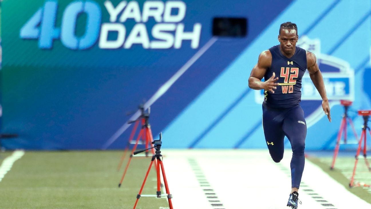 John Ross Runs 40 Yard Dash In 4 22 Seconds Breaks Chris Johnson S Nfl Scouting Combine Record