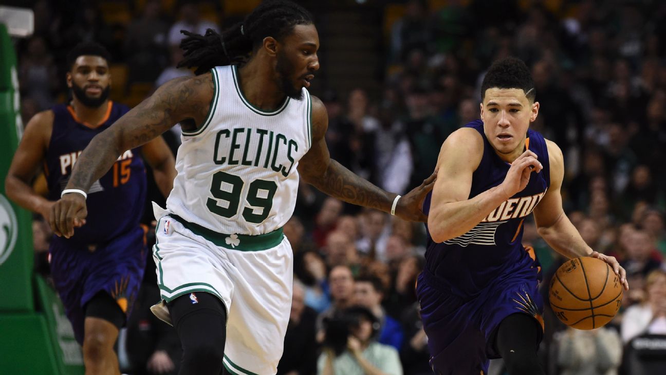 Devin Booker scores 70, but Celtics top Suns 130-120