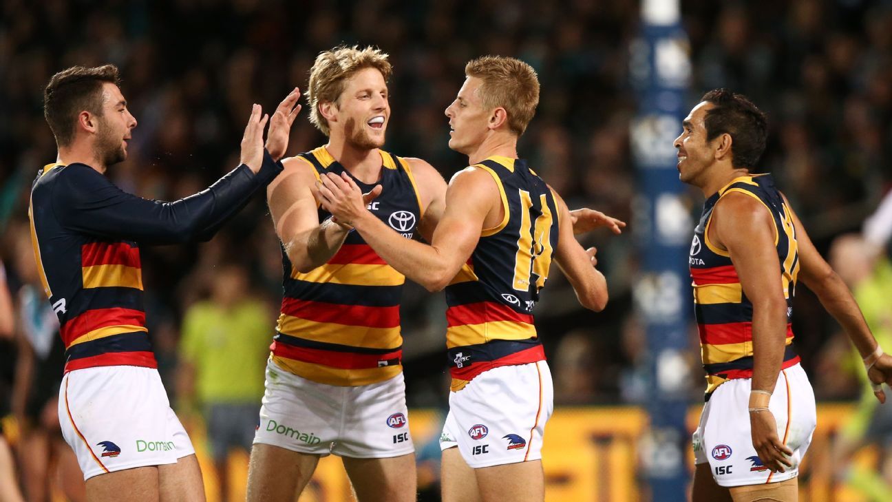 Adelaide Crows pip Port Adelaide in AFL Showdown ESPN Adelaide Crows pip Port Adelaide in AFL Showdown ESPN