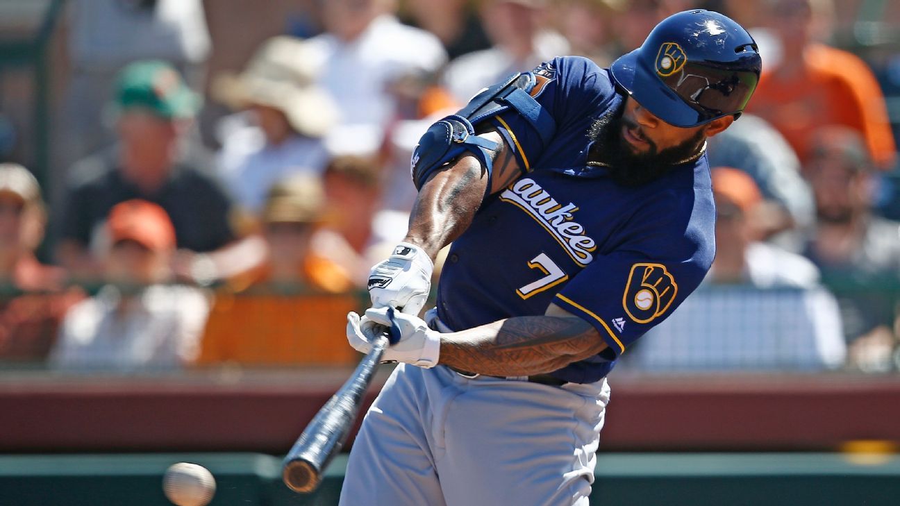 Milwaukee Brewers let Eric Thames walk after Chase Anderson trade 