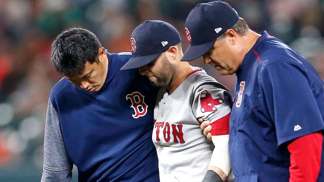 Dustin Pedroia injury: Boston Red Sox 2B 'felt something weird' in knee,  will stay in New York to see doctor Thursday 