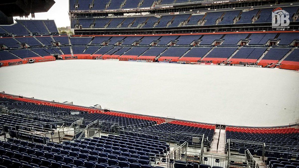 Denver Broncos, Colorado Rockies fields get pounded by hail - ESPN