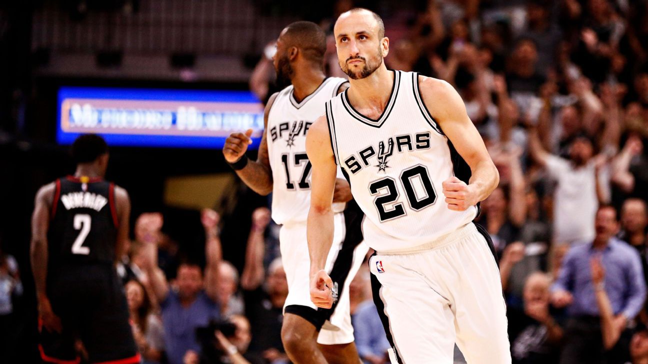 Manu Ginobili's 'first' puts San Antonio Spurs one game away - ESPN - San  Antonio Spurs Blog- ESPN