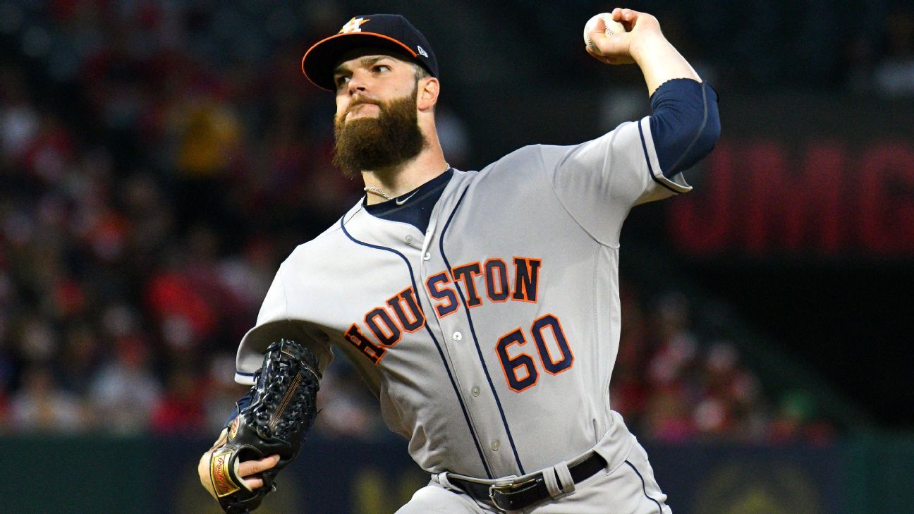 Astros 4, Indians 2: The Beard is back -- Keuchel throws complete