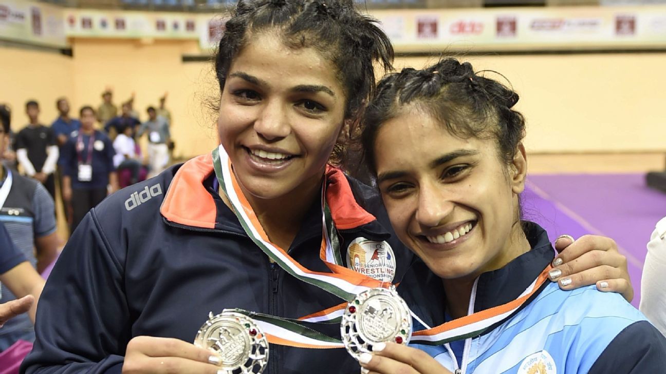 Vinesh Phogat and Sakshi Malik win silver at Asian Wrestling Championships ESPN