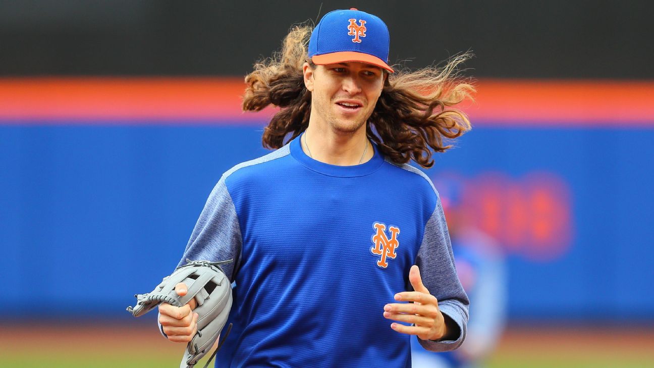 CUNY PROF on X: 7 years ago today, Jacob deGrom gave my son his first  haircut!  / X