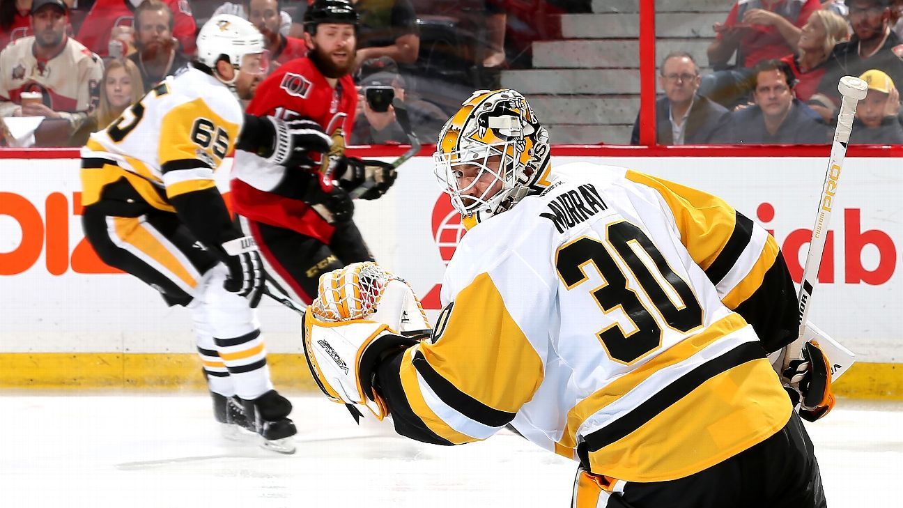 Matt Murray of the Pittsburgh Penguins will start in Game 4 against the