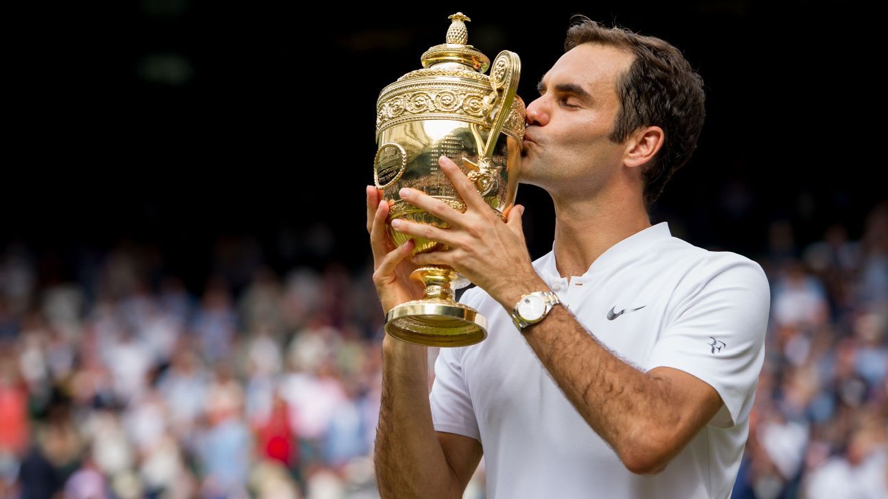 Roger Federer wins record 8th Wimbledon title and 19th Grand slam Stats & Info ESPN