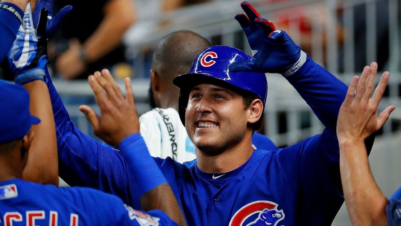 Chicago Cubs star Rizzo wins MLB's Clemente Award