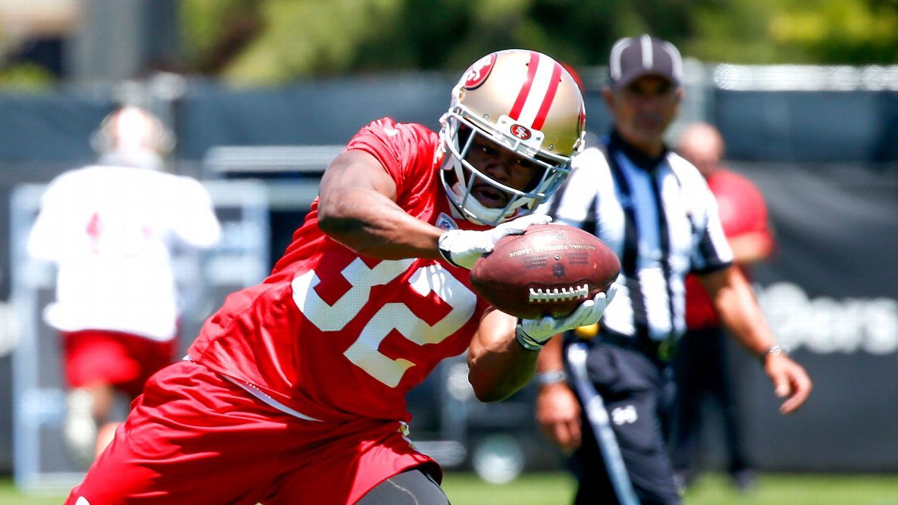 Arik Armstead puts Pierre through football drills