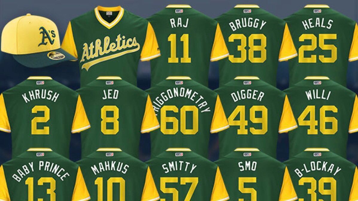 Ranking the Oakland A's 2018 player weekend nicknames - Athletics