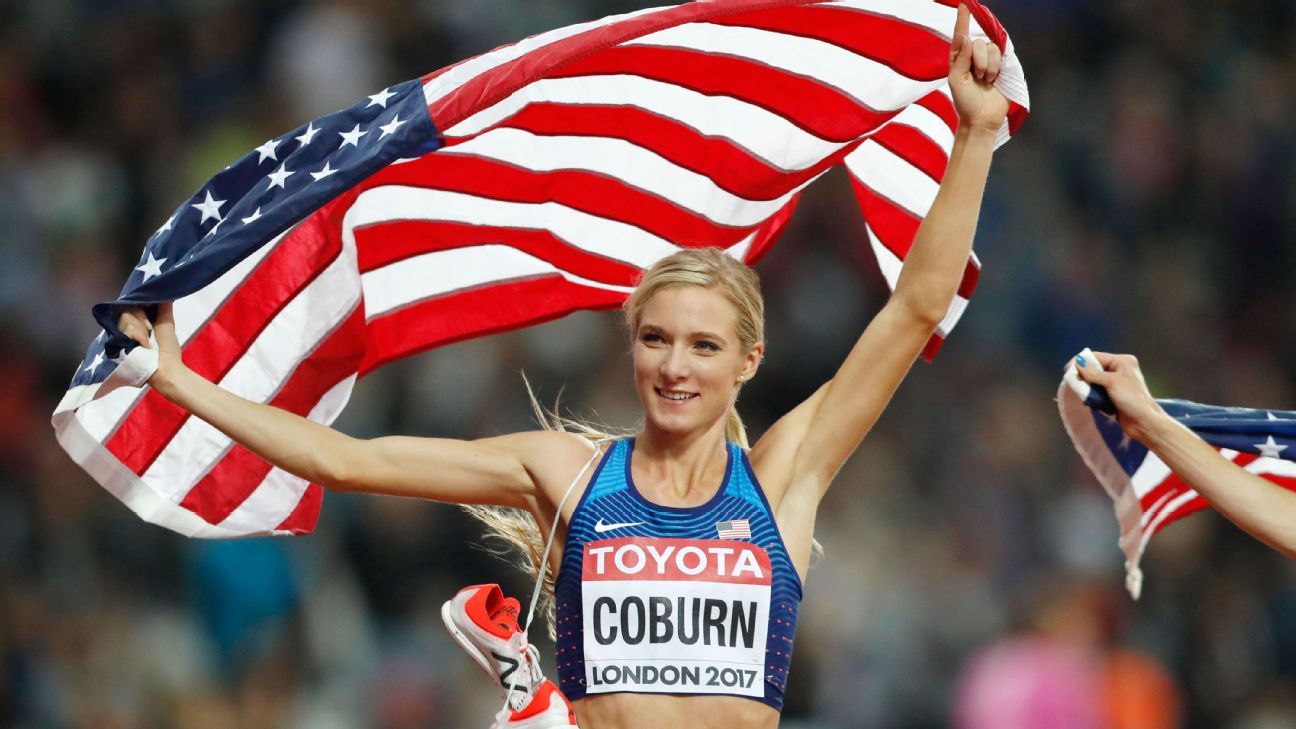 Track and field world championship Emma Coburn, Courtney Frerichs take gold, silver in