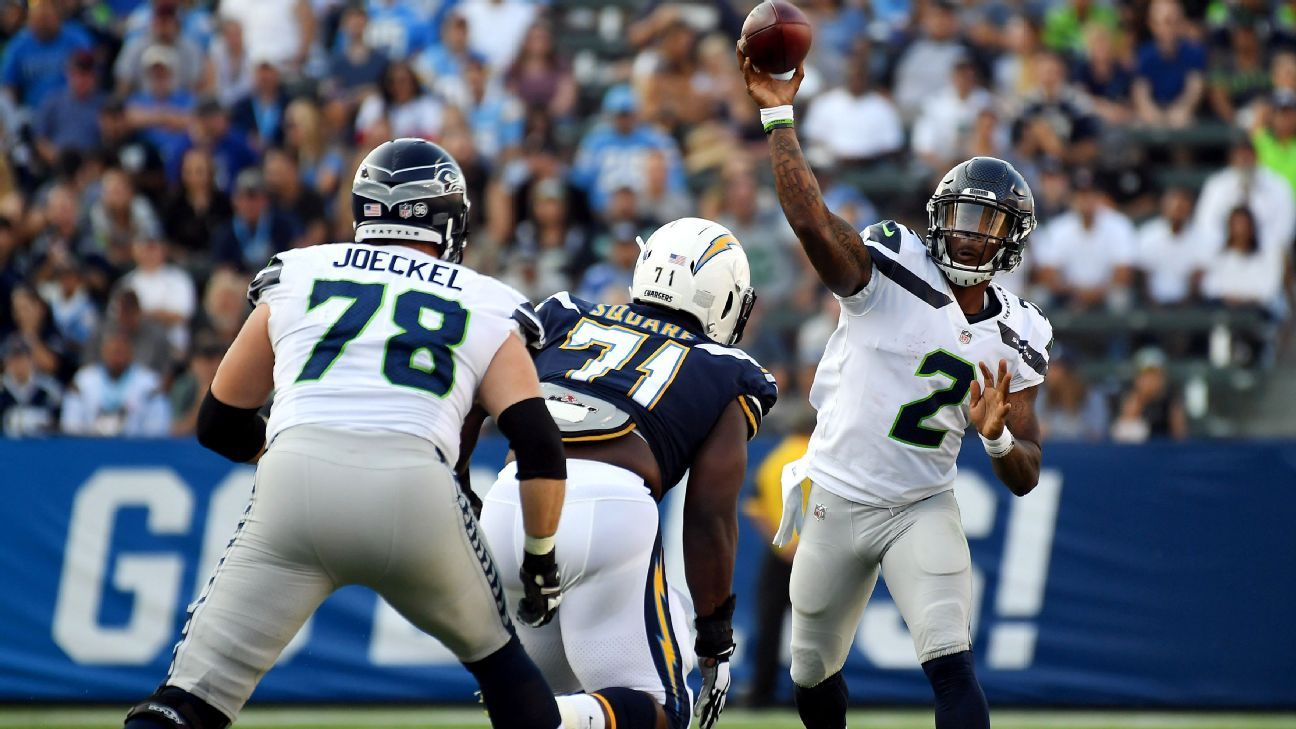 Seattle Seahawks win 48-17 in Chargers' Los Angeles debut