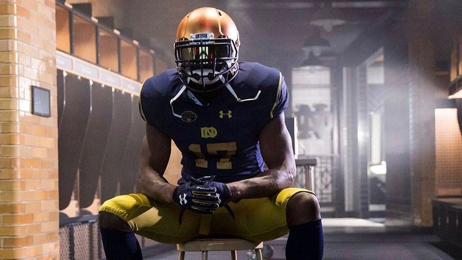 Notre Dame officially unveils Shamrock Series uniforms for 2016
