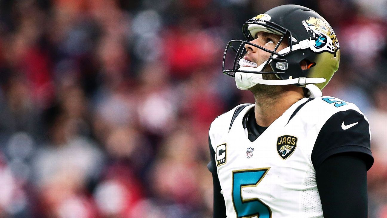 Bortles Benched As Jaguars Fail To Turn Things Around Against Texans