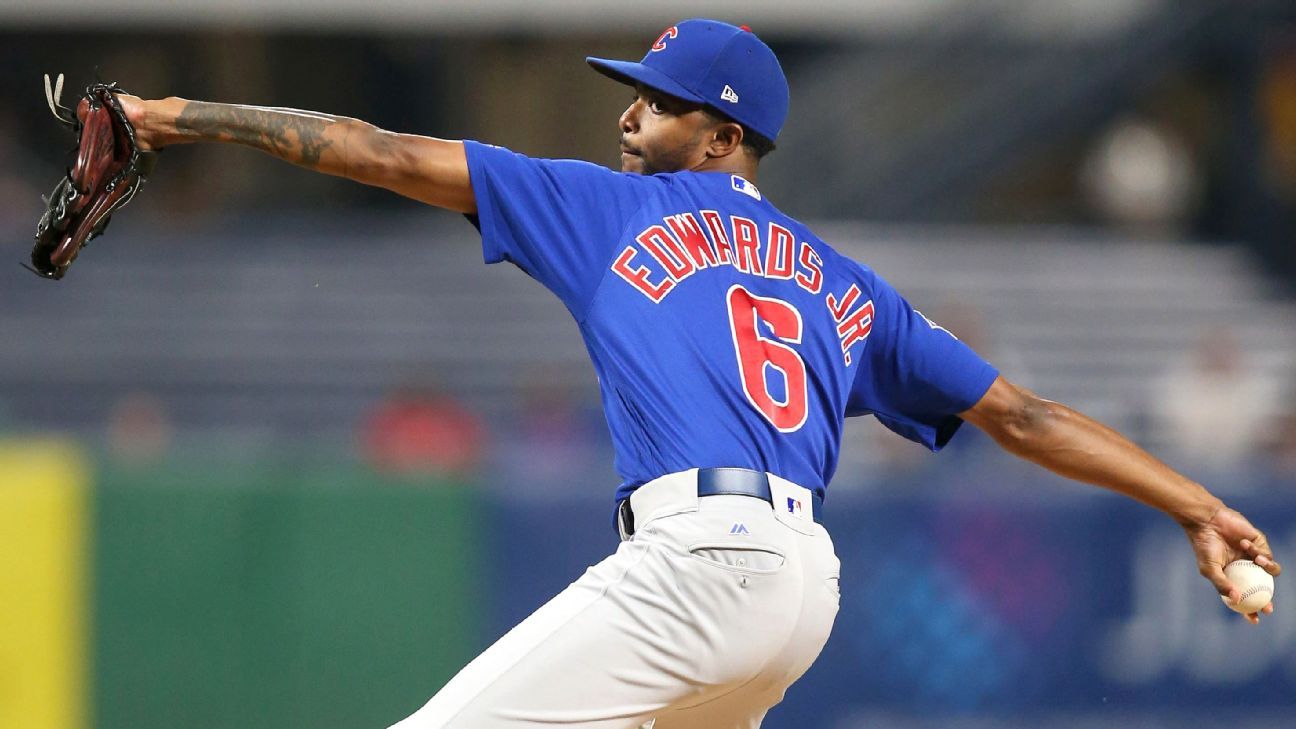 2015 Iowa Cubs (Triple-A Chicago Cubs) Carl Edwards, Jr.