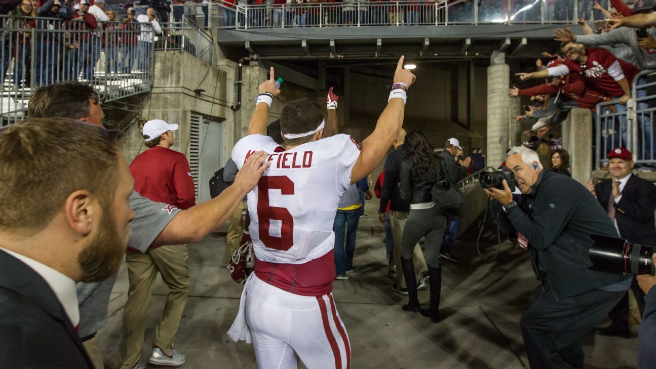 Six from 6: Baker Mayfield Broke OU Records, and OSU Hearts - Sports  Illustrated Oklahoma Sooners News, Analysis and More