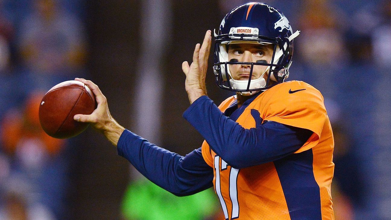 Brock Osweiler named Broncos starting quarterback vs. Eagles - Sports  Illustrated