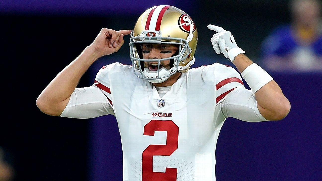 San Francisco 49ers release former MSU quarterback Brian Hoyer