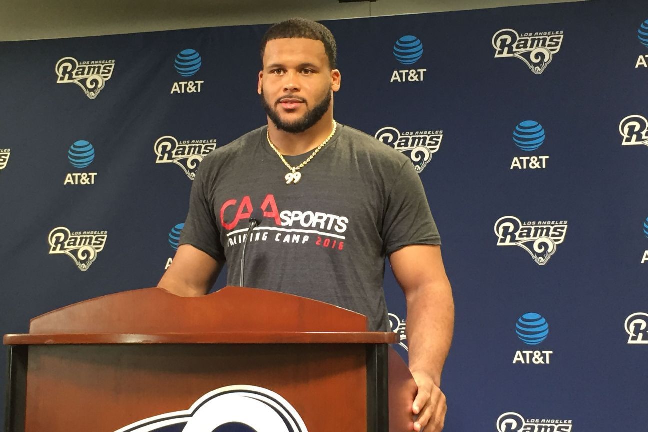 Rams' Aaron Donald has earned right to determine own NFL timeline - ESPN -  Los Angeles Rams Blog- ESPN