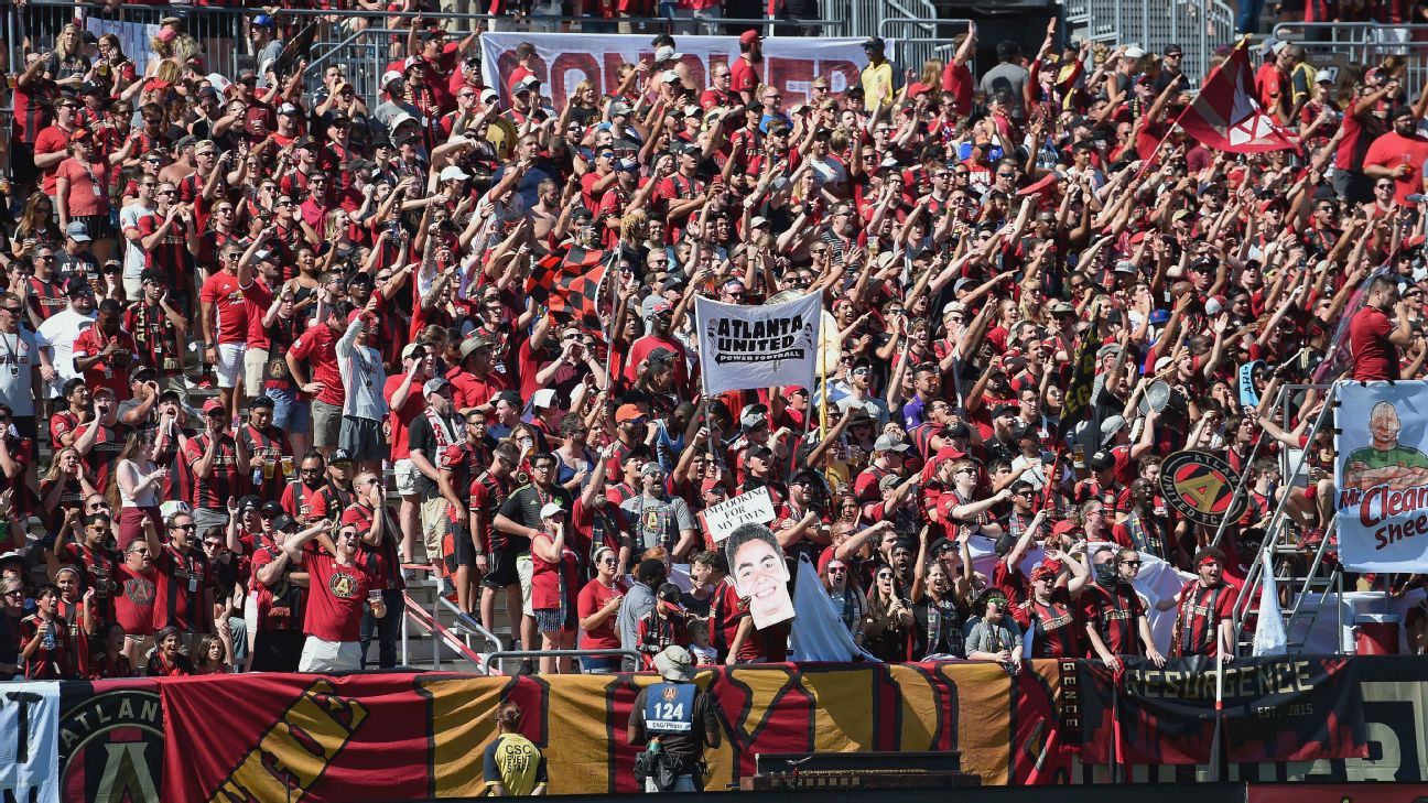 On the Pitch: Atlanta United Embraces Crowd at Mercedes-Benz Stadium as  First MLS Club To Return to Full Capacity