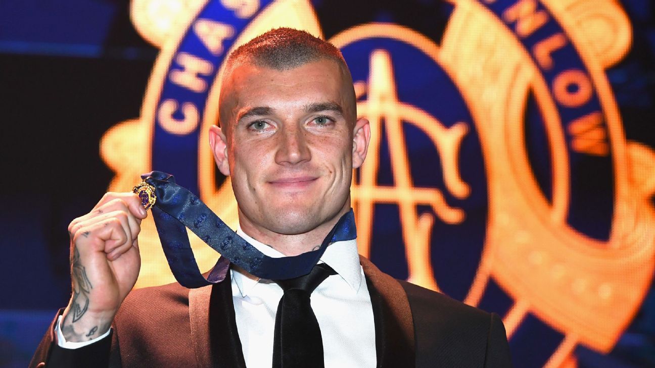 Dustin Martin wins 2017 AFL Brownlow Medal ESPN