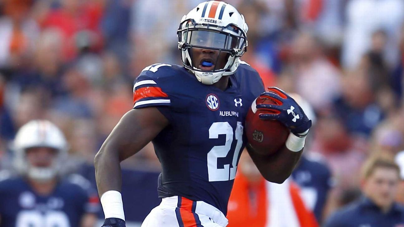 Auburn Tigers RB Kerryon Johnson declares for NFL draft - ESPN