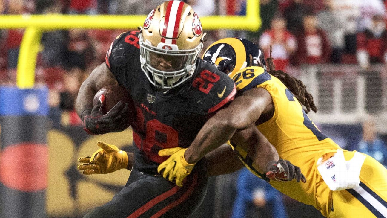 49ers back Carlos Hyde (oblique) listed as questionable