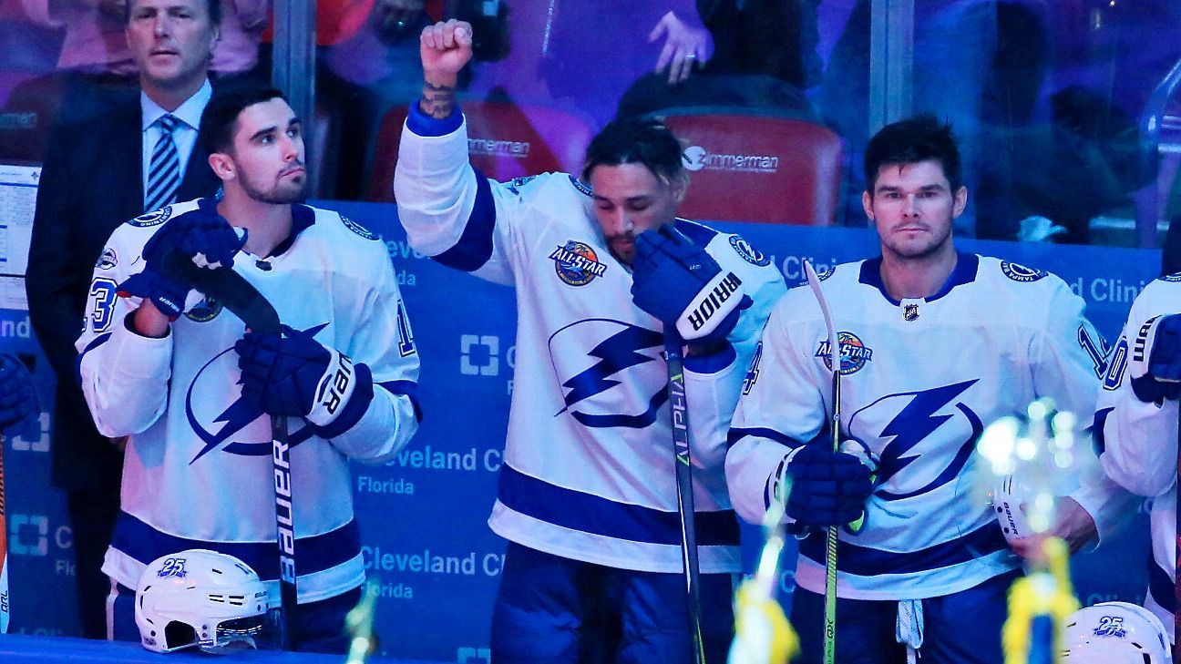. Brown of Tampa Bay Lightning gets death threats after raising fist  during national anthem
